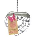 Fat Ball Suet Feeder - Heart Shaped Bird Feeder