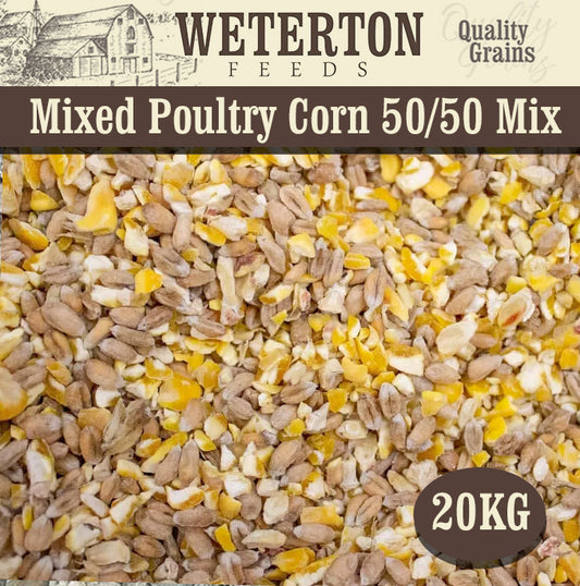 20Kg Mixed Poultry Corn 50/50 Mix